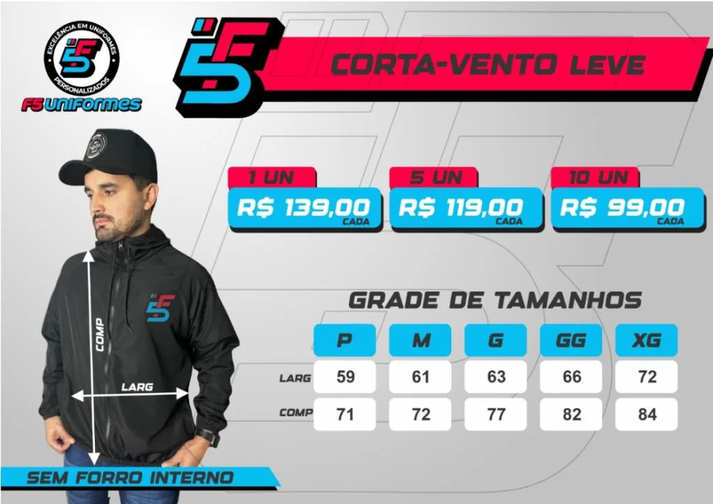 Corta-vento Leve